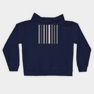 Vertical Stripes Slate Kids Hoodie